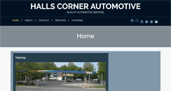 Desktop Screenshot of hallscornerauto.com
